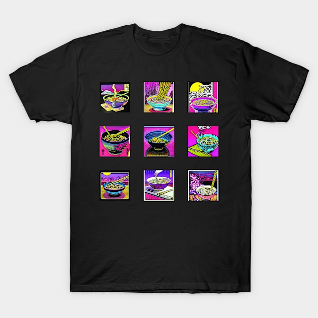 AI Ramen Collection T-Shirt by TealPangolin